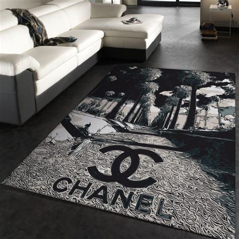 chanel inspired carpet|chanel rugs for living room.